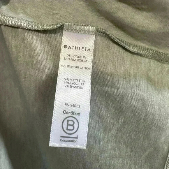 Athleta Essence Twist Top Light Green - Size Small - Picture 7 of 8